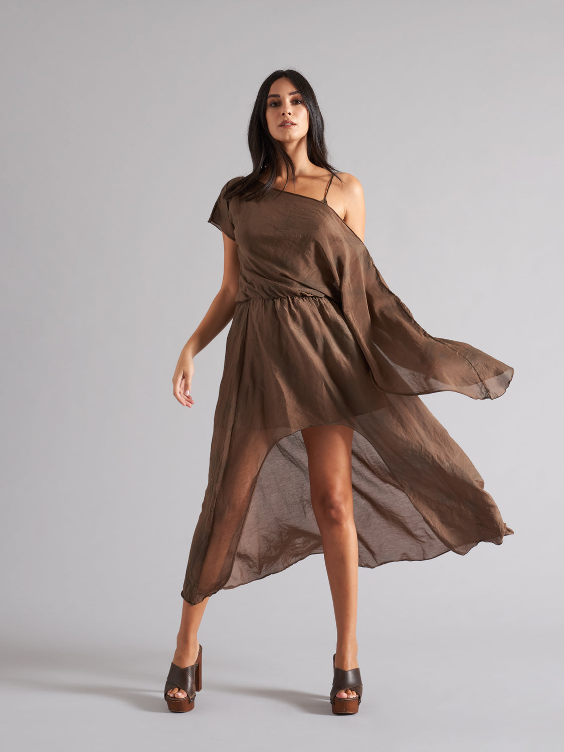 Women's silk-cotton dress LDR031 TD4