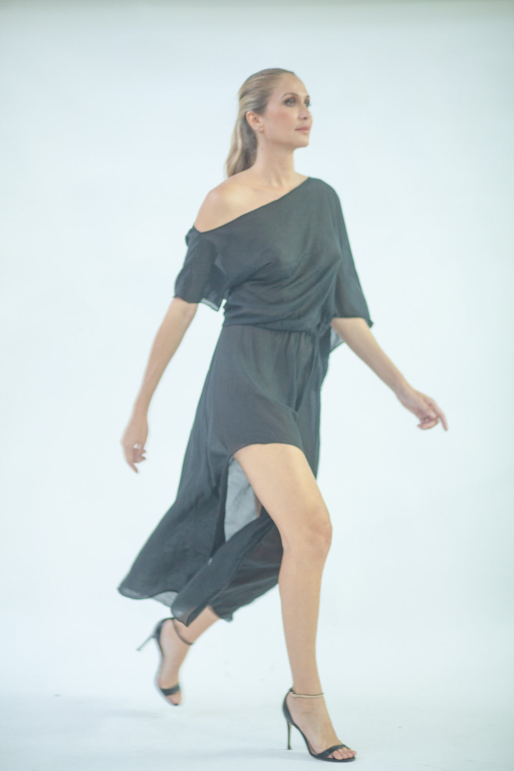 Women's silk-cotton dress LDR031.