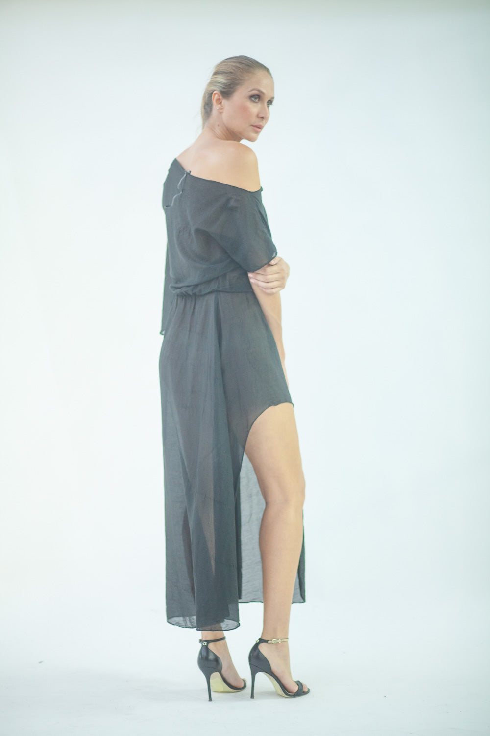 Women's silk-cotton dress LDR031.