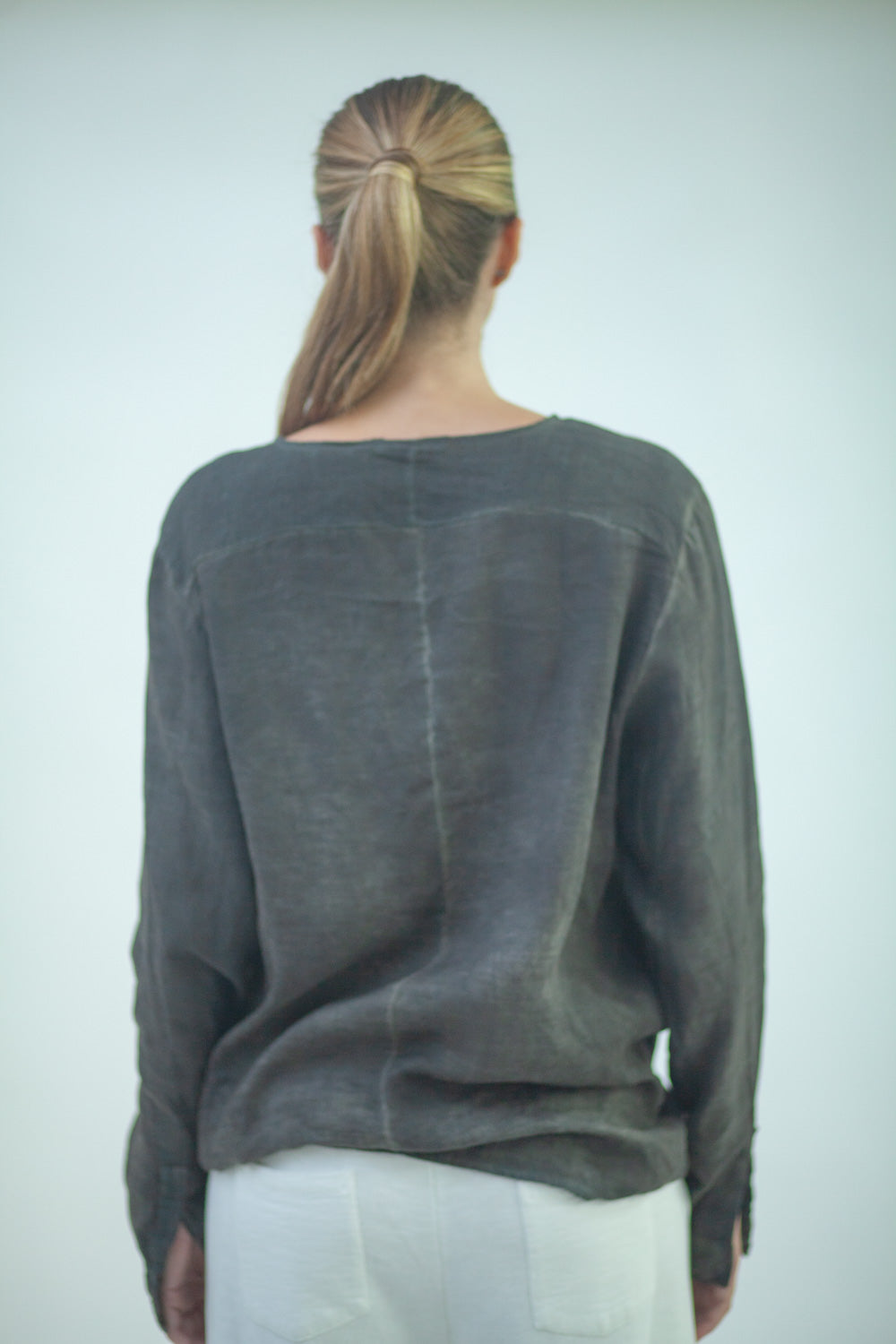 Long-sleeved linen shirt LMSL023 SH 0