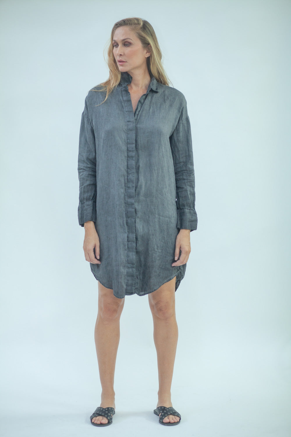 Women's linen shirt LSL002.