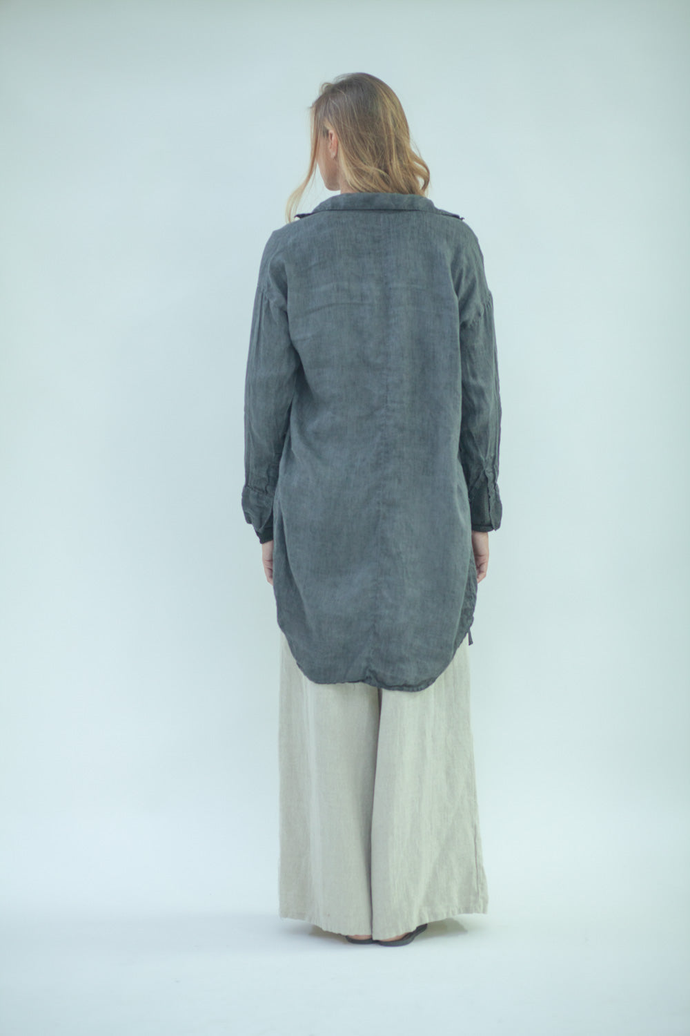 Women's linen shirt LSL002.