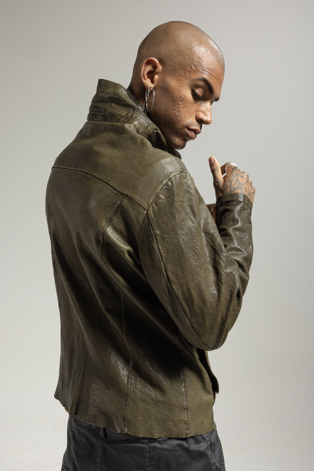 Genuine Leather Jacket MJL062