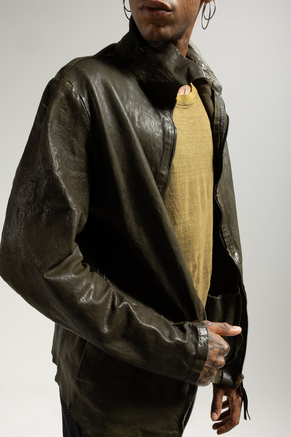 Genuine Leather Jacket MJL062