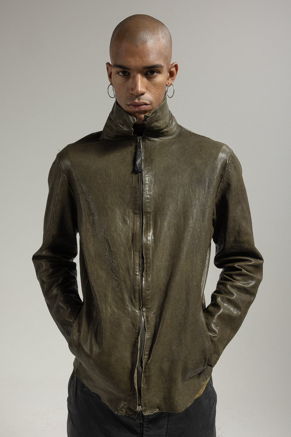 Genuine Leather Jacket MJL062
