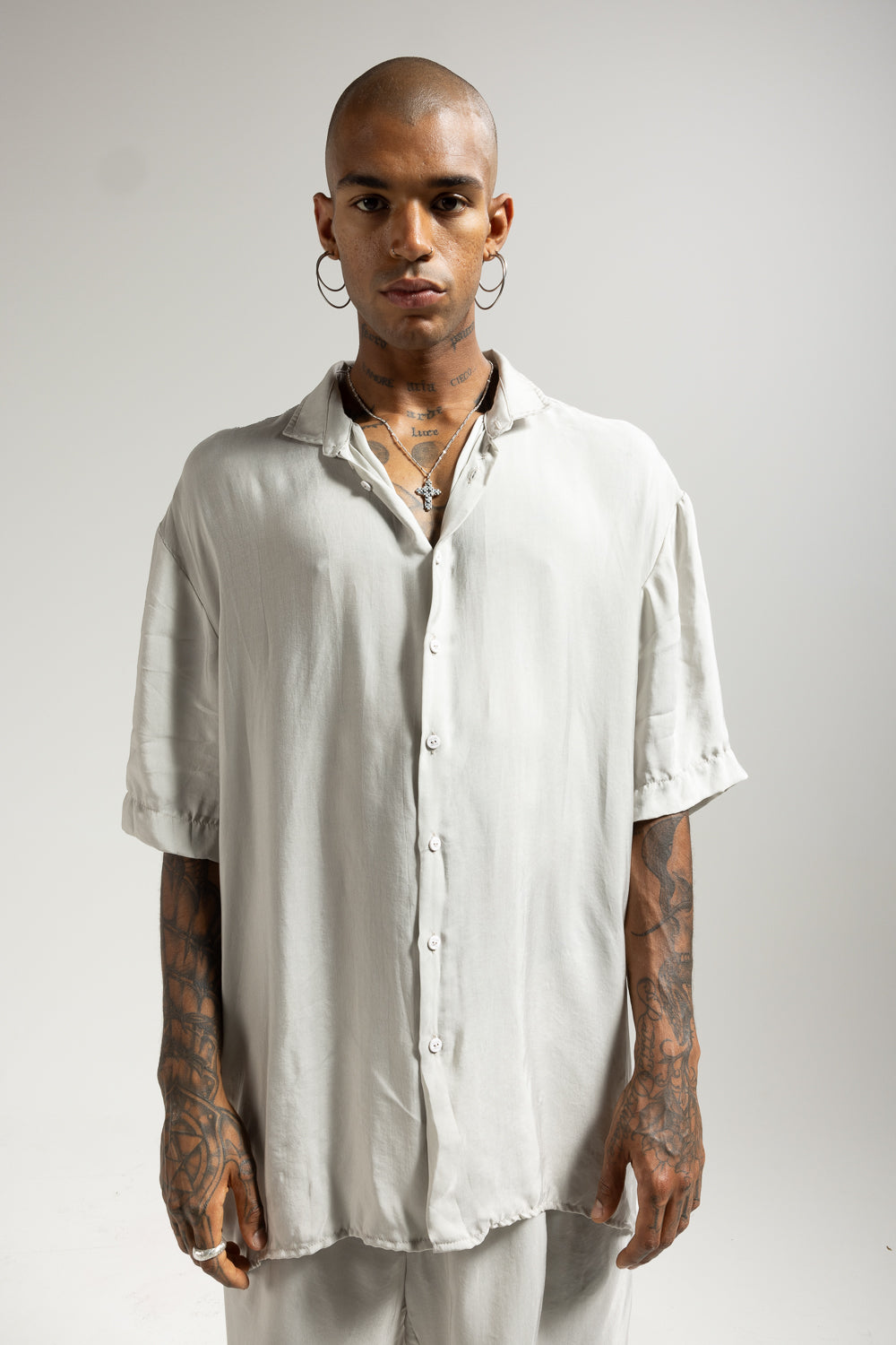 Men's Short Sleeve Cupro Shirt MSH004 W121