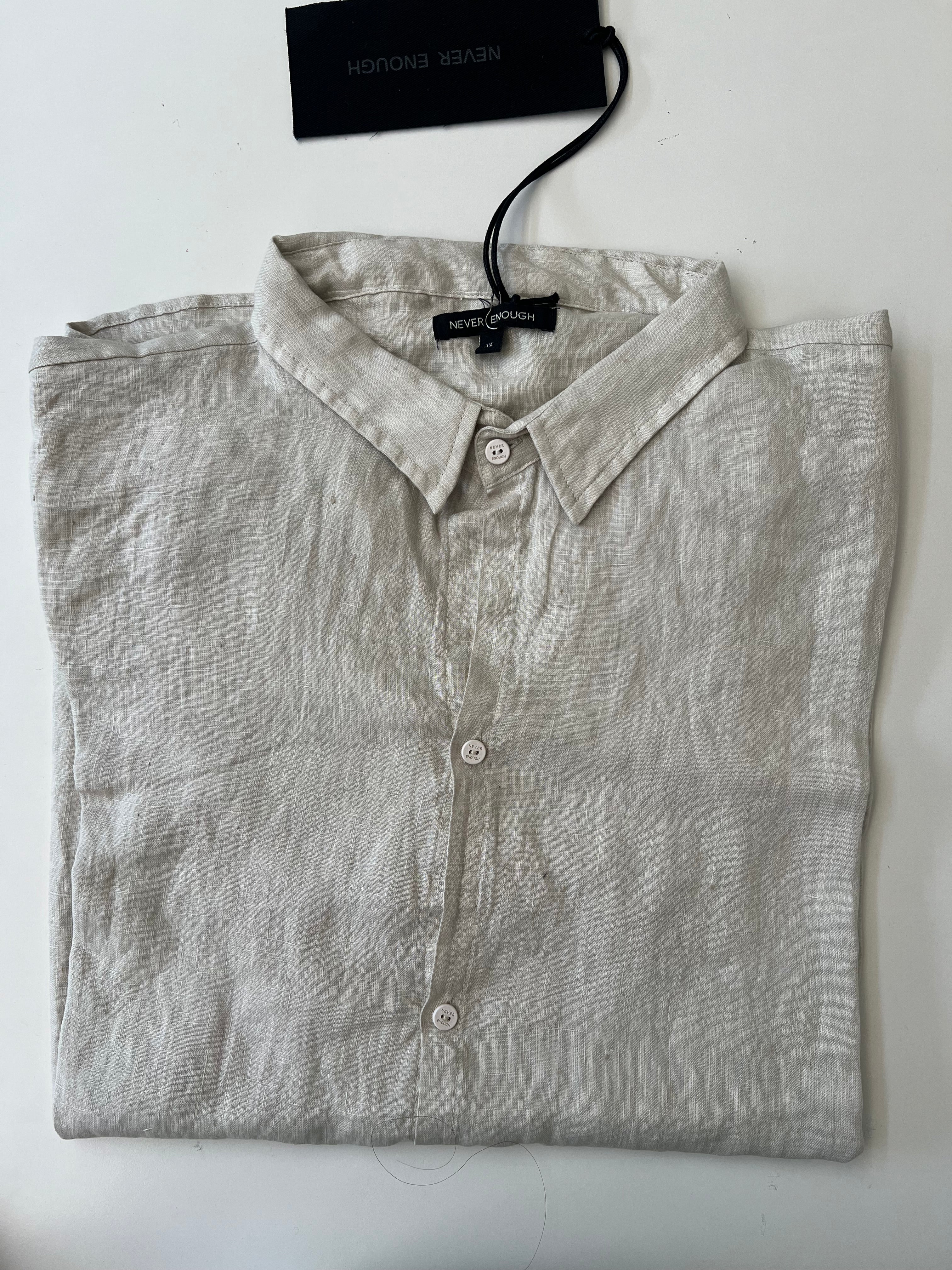 MSL026 long-sleeved linen shirt