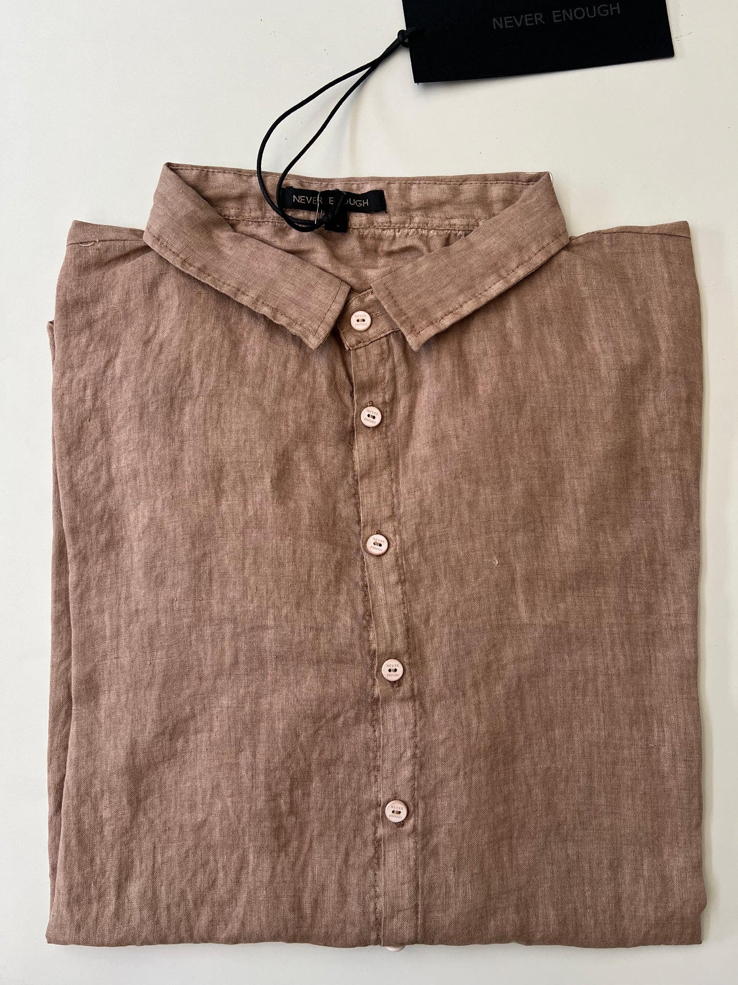 MSL026 long-sleeved linen shirt