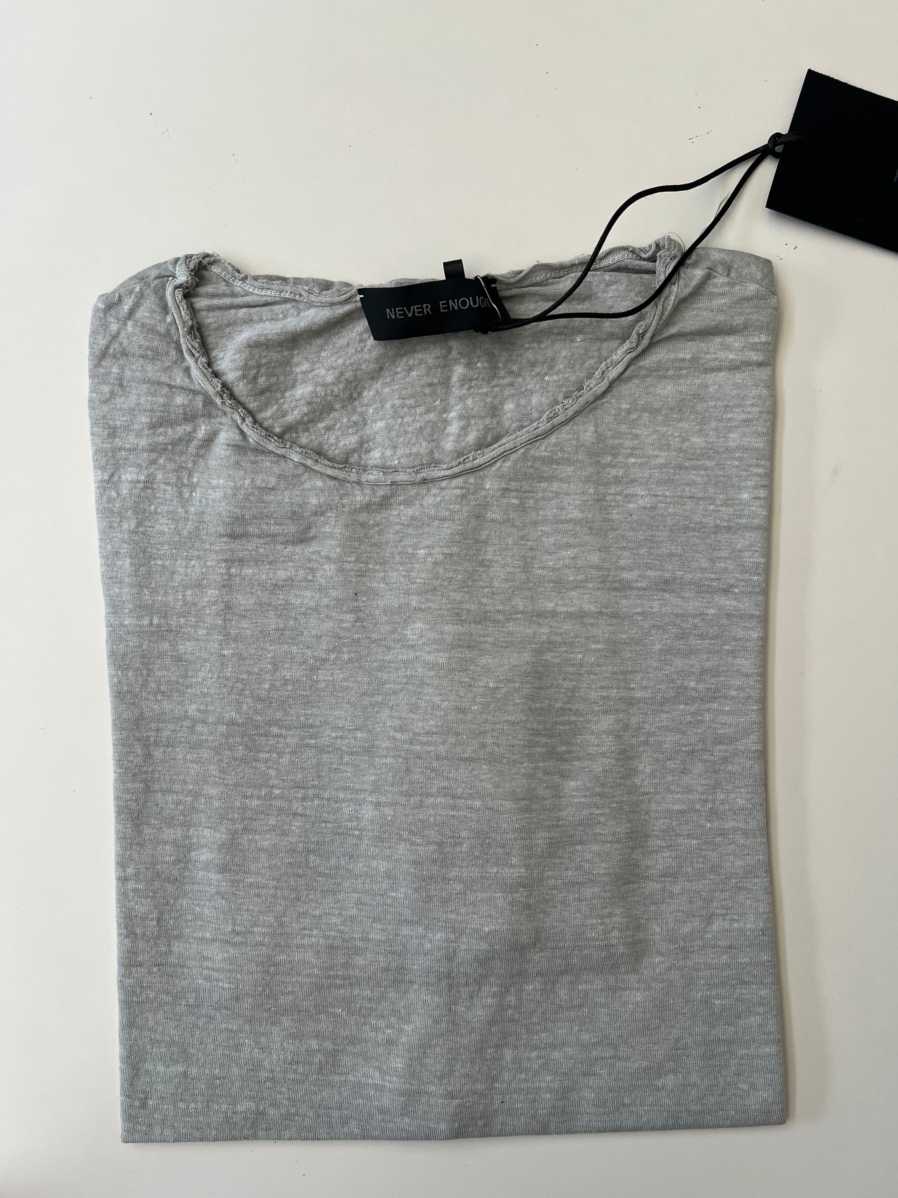 Short-sleeved linen T-shirt MTH032 100% linen