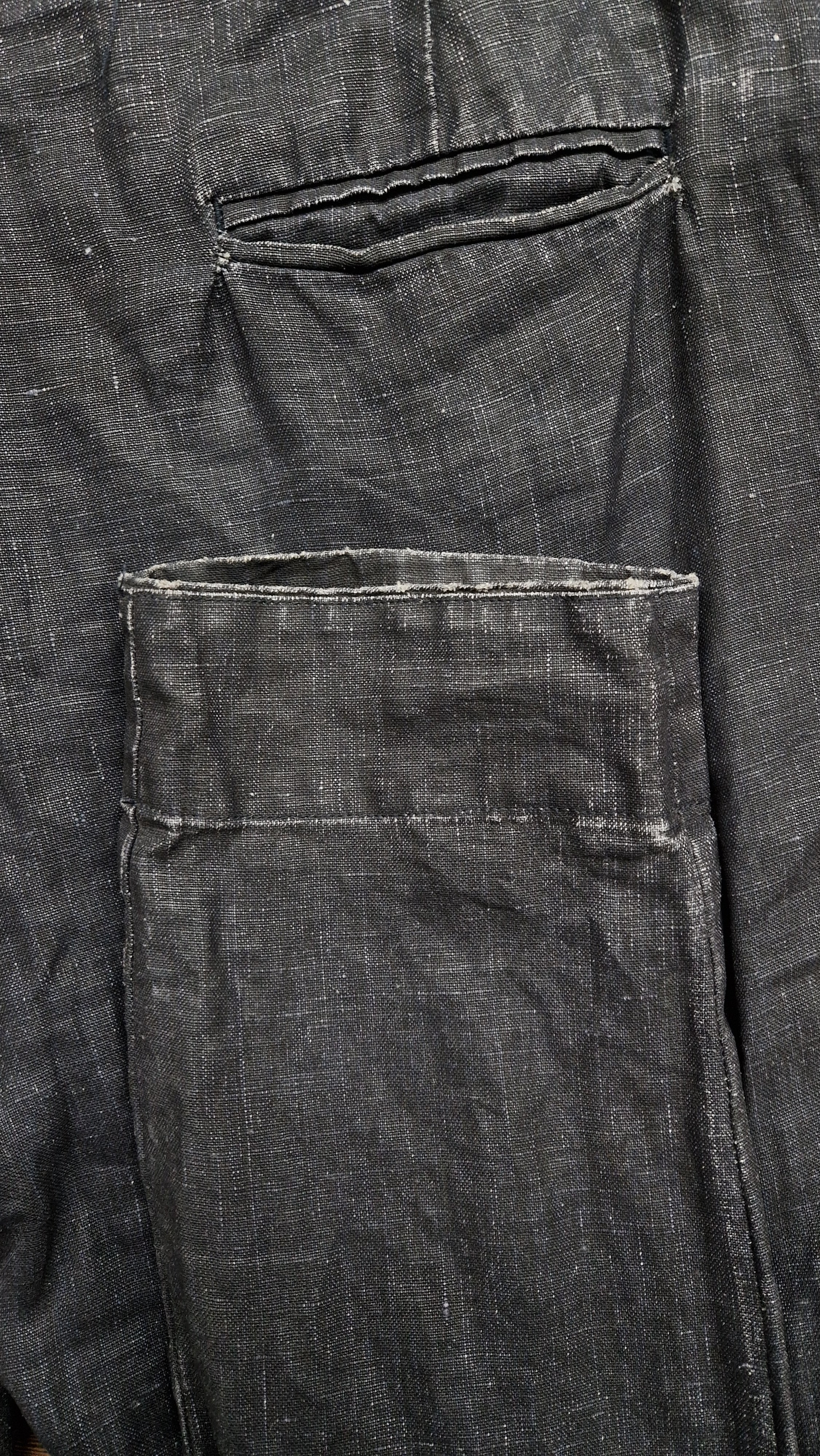 Pantalone uomo strutturato cotone lino MPA064