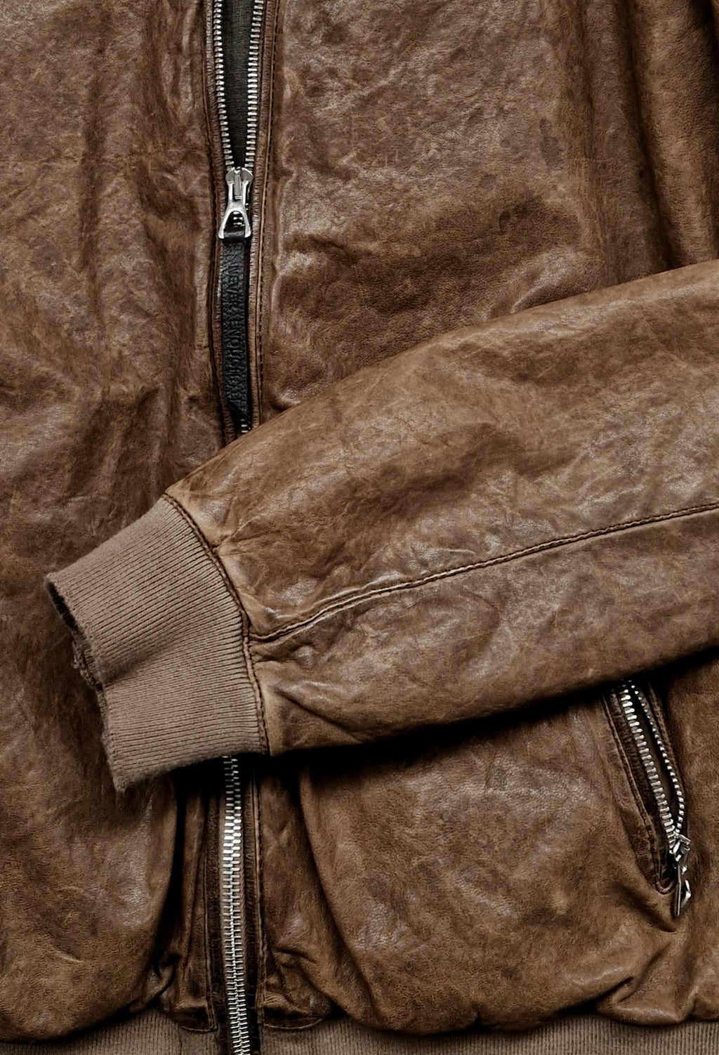 Men’s jacket in genuine leather MJL057 FO LT-01