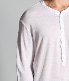 Long-sleeve linen sweater MTL019