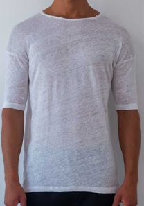 Short-sleeved linen T-shirt MTH032 100% linen