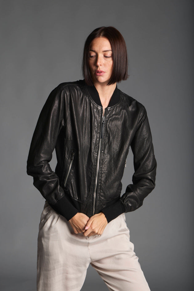 Genuine leather jacket LJL002 LT-01