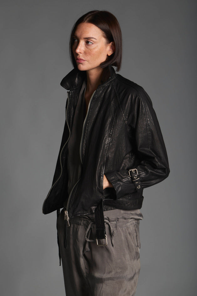 Giacca in vera pelle donna LJL048
