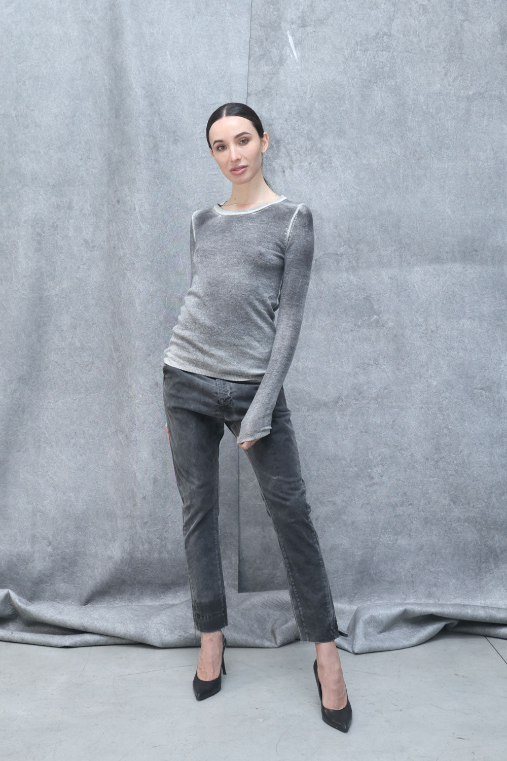 Woman cashmere sweater LKN012 SHADED