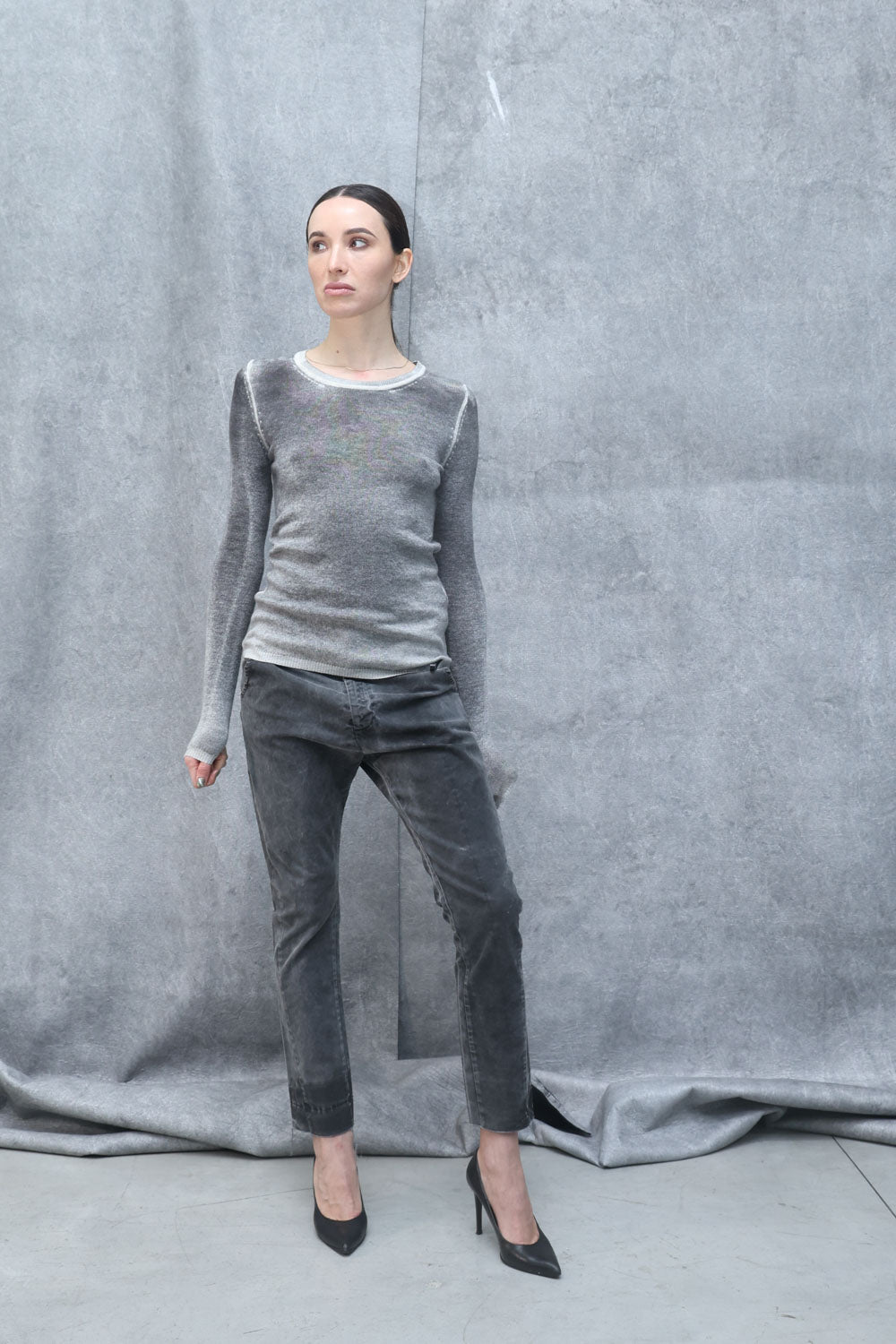 Woman cashmere sweater LKN012 SHADED