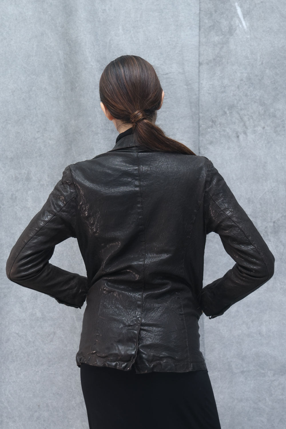 Real leather jacket MJL021