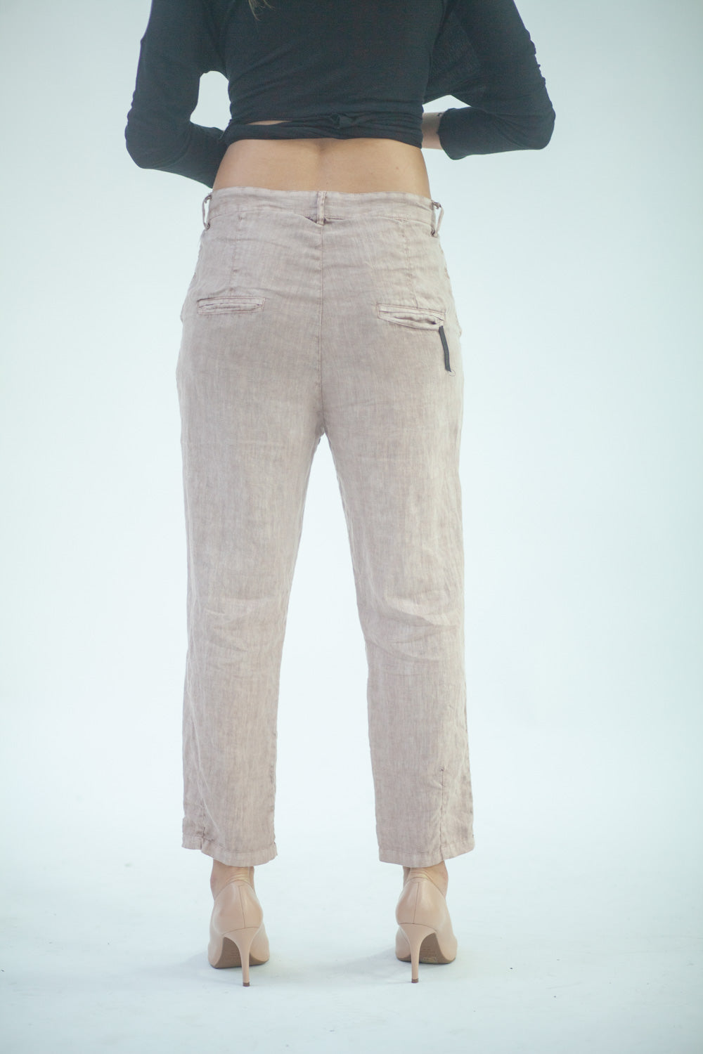 Pantalone in 100% lino donna  LMPA011