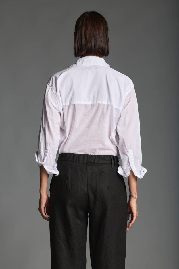Camicia in cotone donna LMSL019 W062