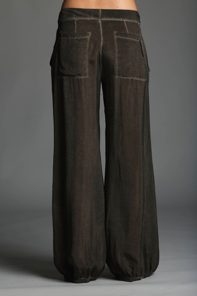 LPA023 women's cupro trousers