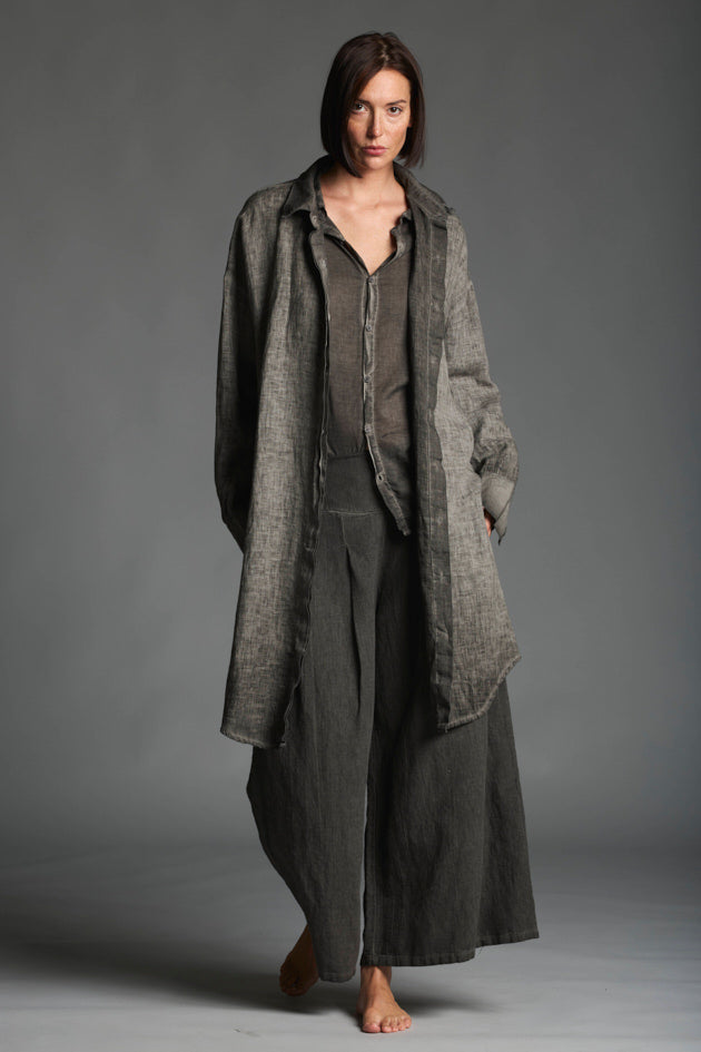 Women's linen shirt LSL002.