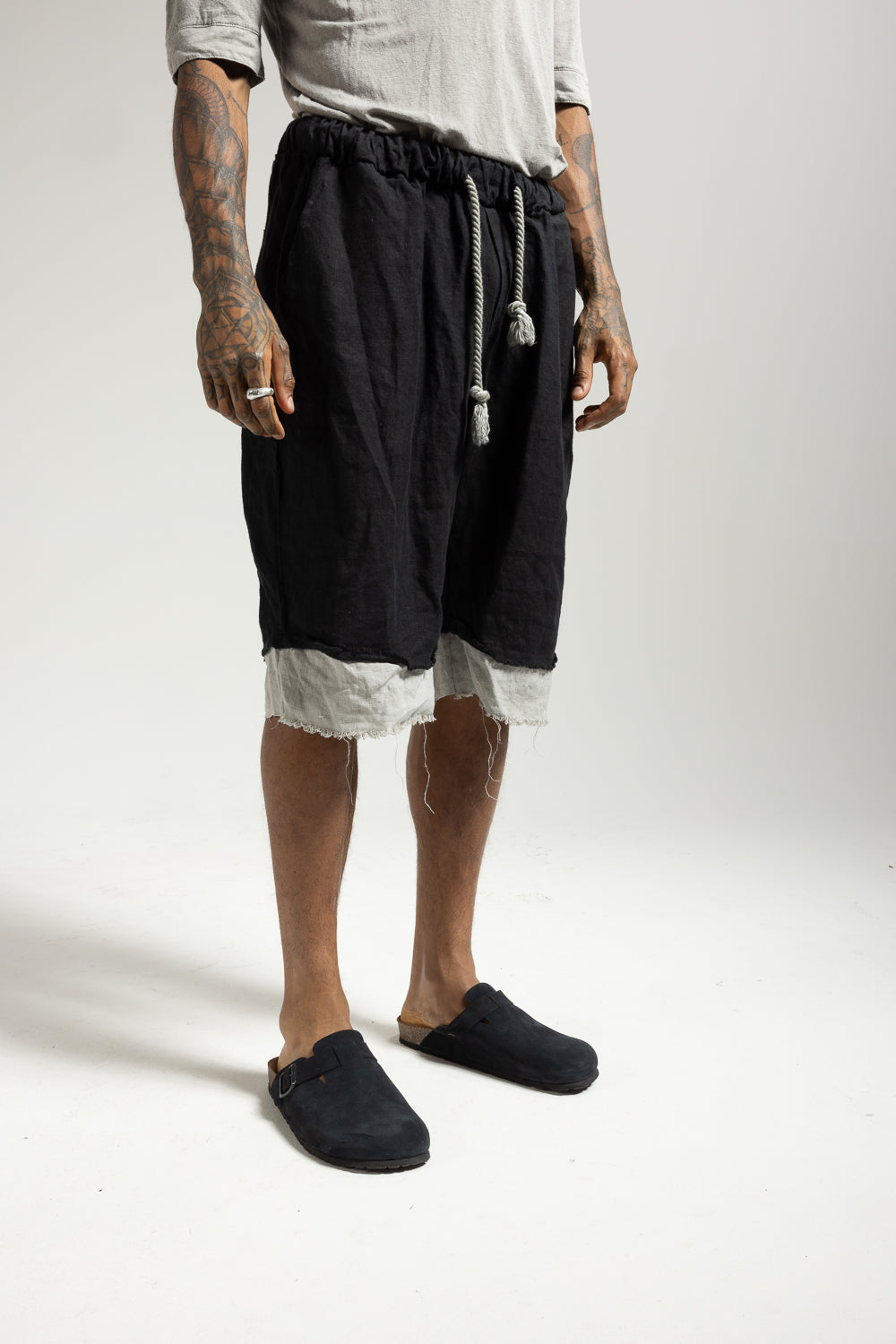 Men's Linen Bermuda Shorts MBE037