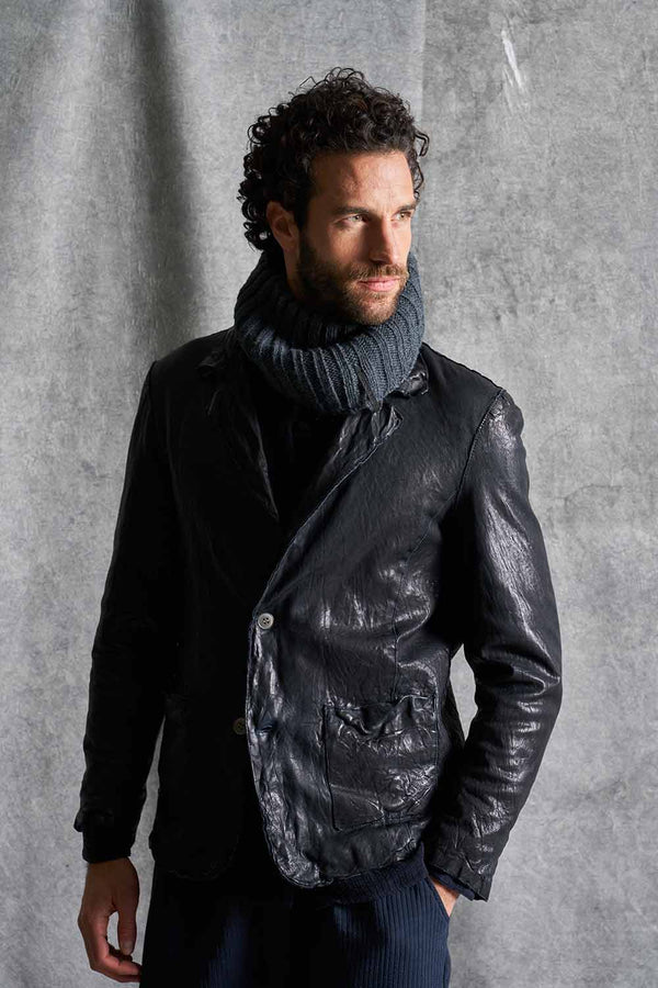 Real leather jacket MJL021