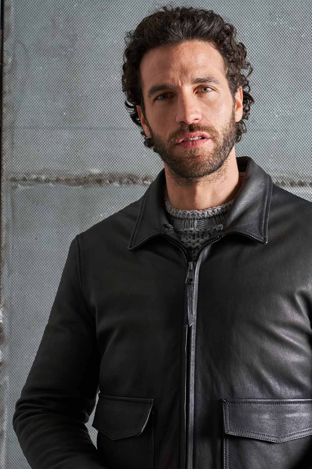 Genuine leather jacket MJL032 LT-31 NO FUR