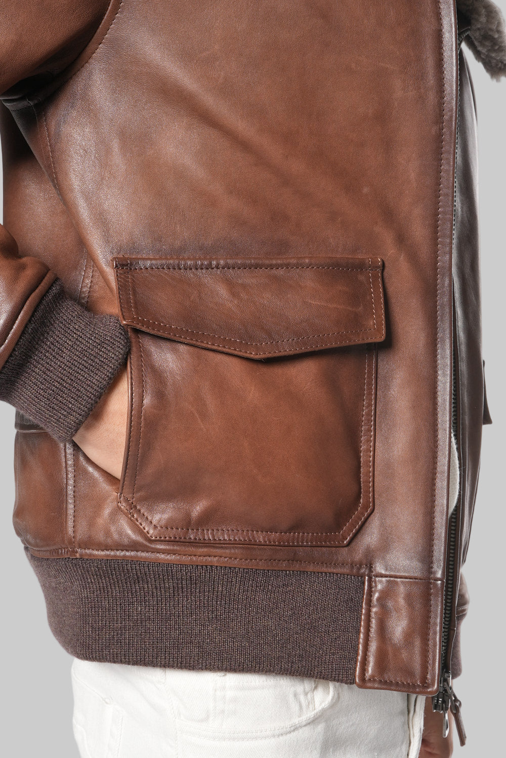 Leather jacket MJL032