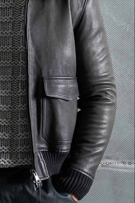 Genuine leather jacket MJL032 LT-31 NO FUR