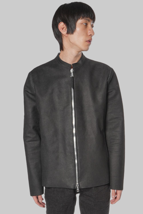 Men's genuine leather jacket MJL033