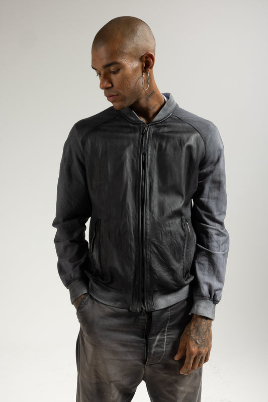 Genuine leather jacket MJL053