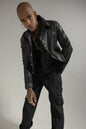 Genuine leather jacket  MJL061