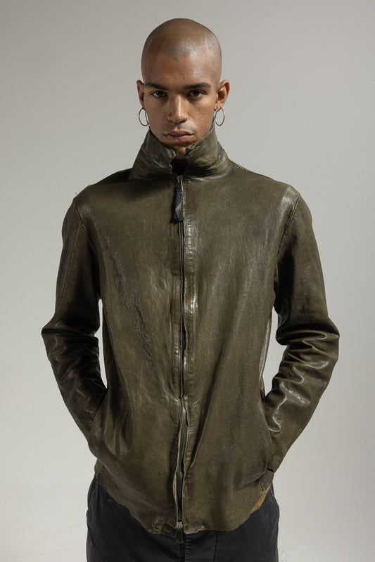 Genuine Leather Jacket MJL062