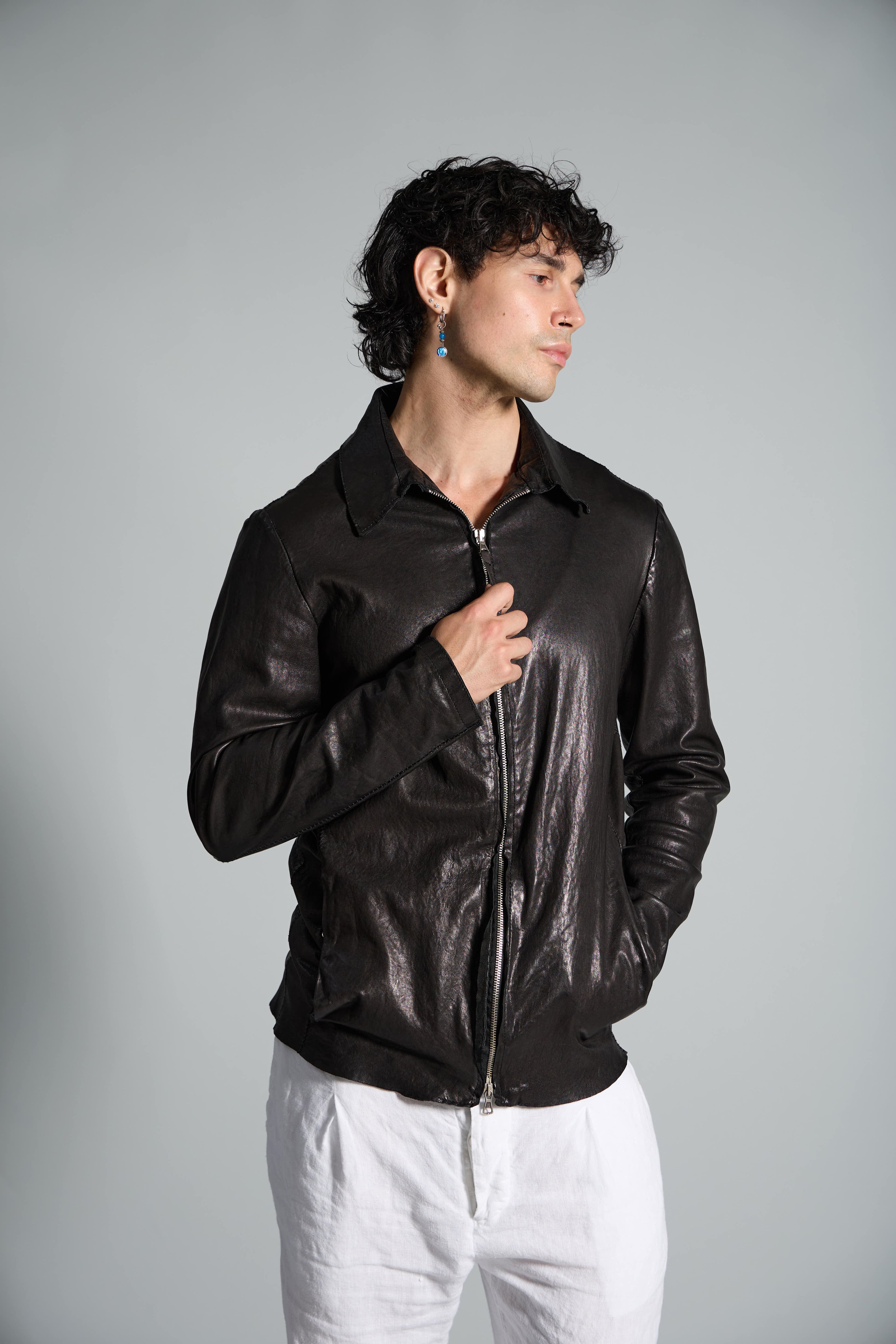 Genuine Leather Jacket MJL062