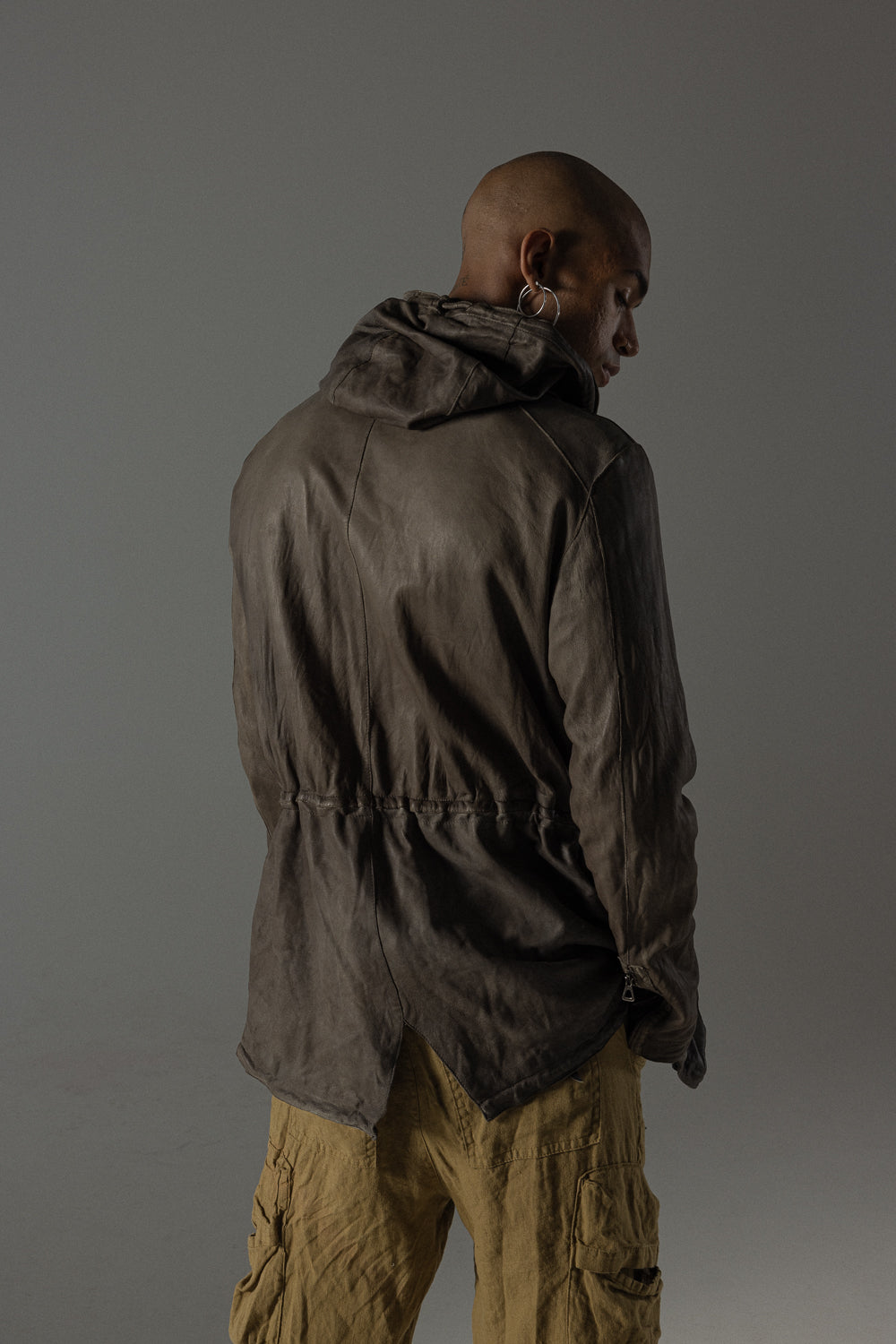 Genuine leather jacket MJL064