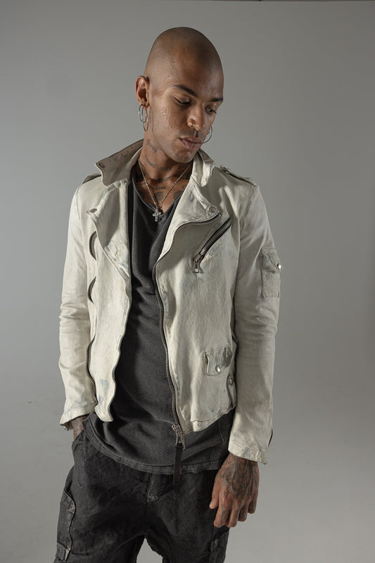 Real leather jacket MJL068