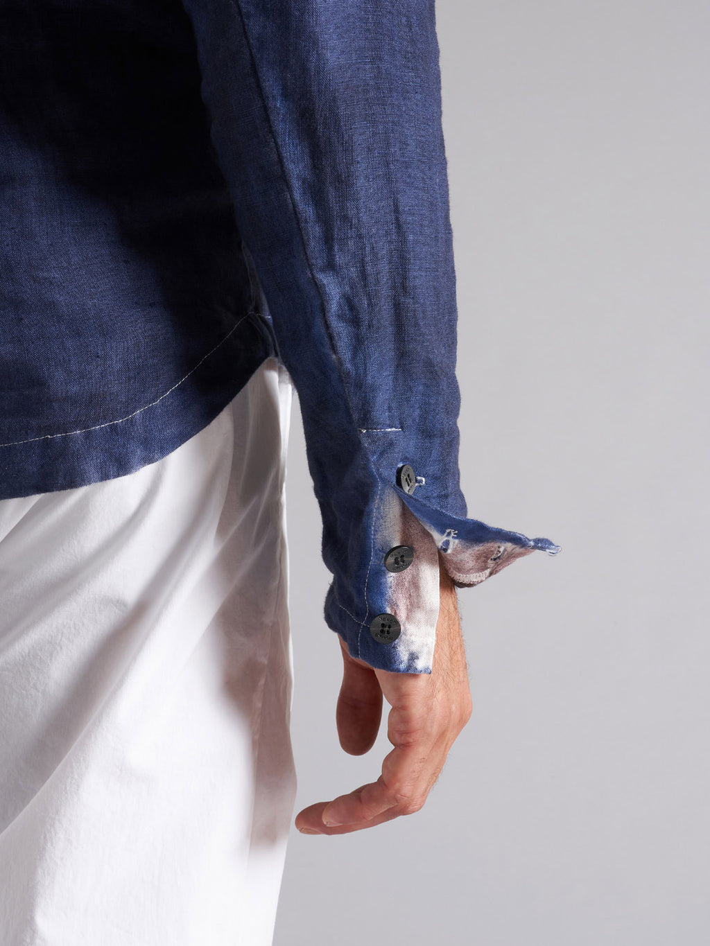 Men's linen shirt jacket MJA043 SH 0
