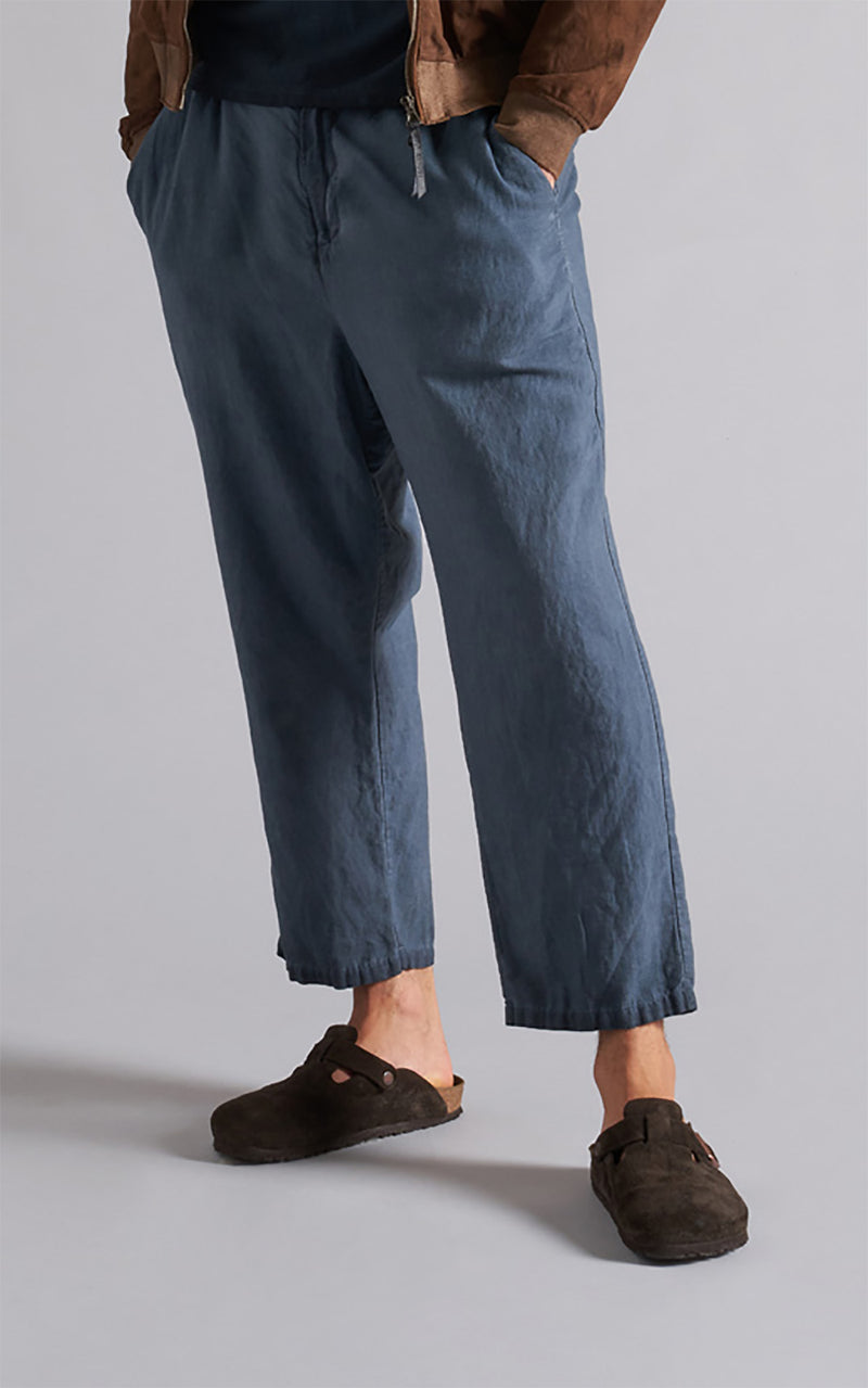 MPA023 men's linen-cotton trousers