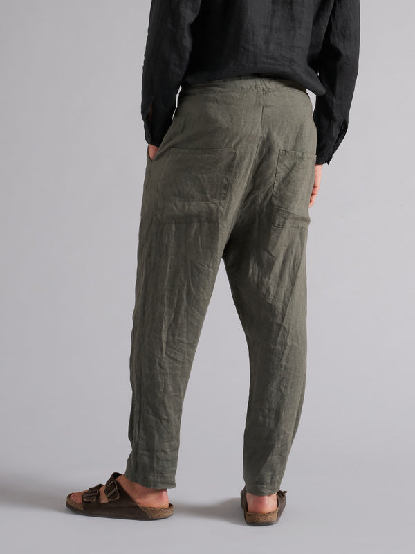 MPA061 men's linen trousers