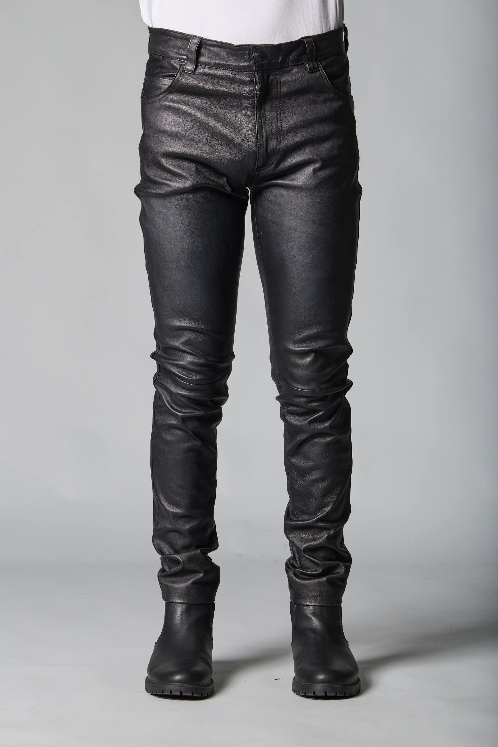 Men's leather trousers MPAL001.