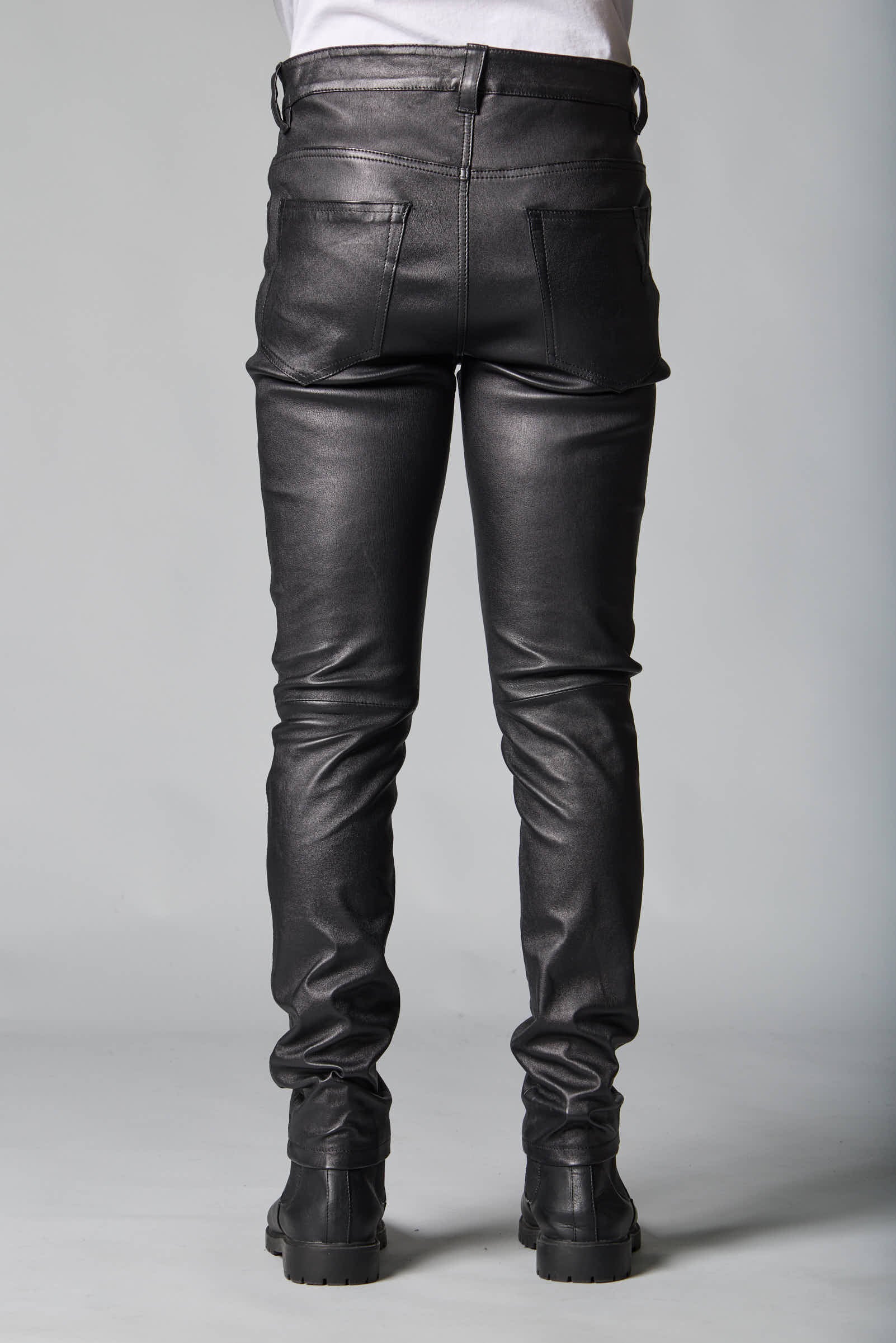 Men's leather trousers MPAL001.