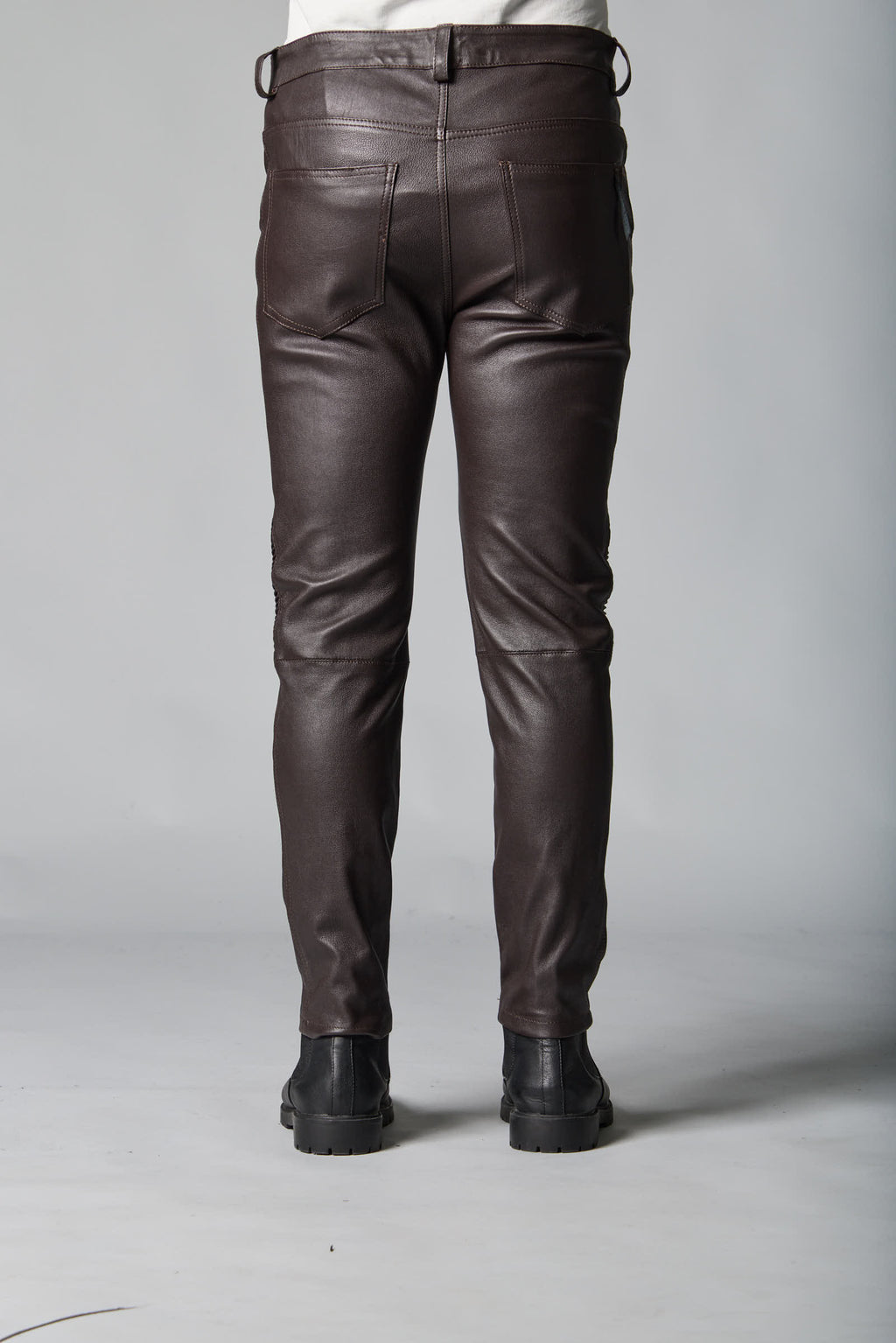 Men's leather trousers MPAL002