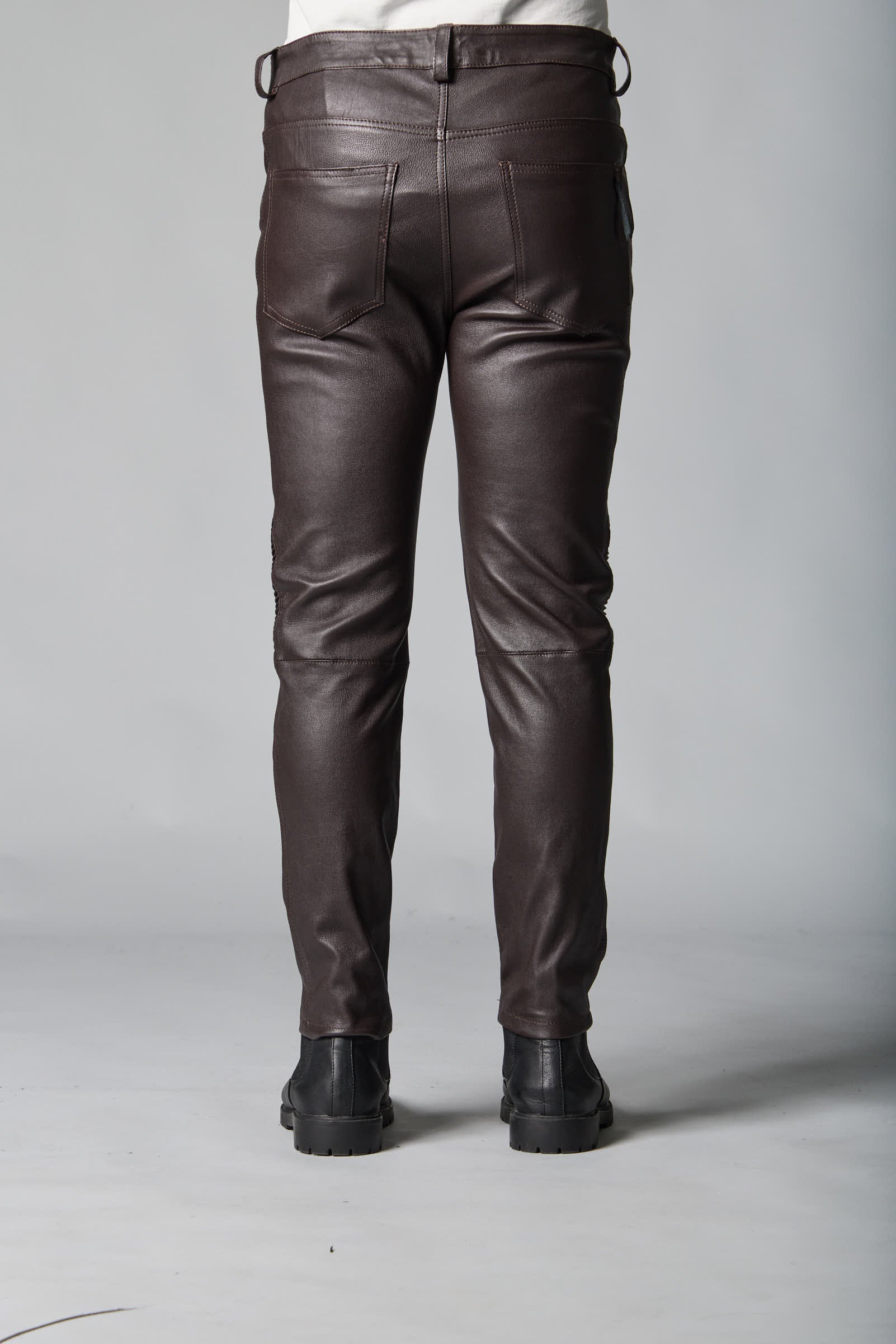 Men's leather trousers MPAL002