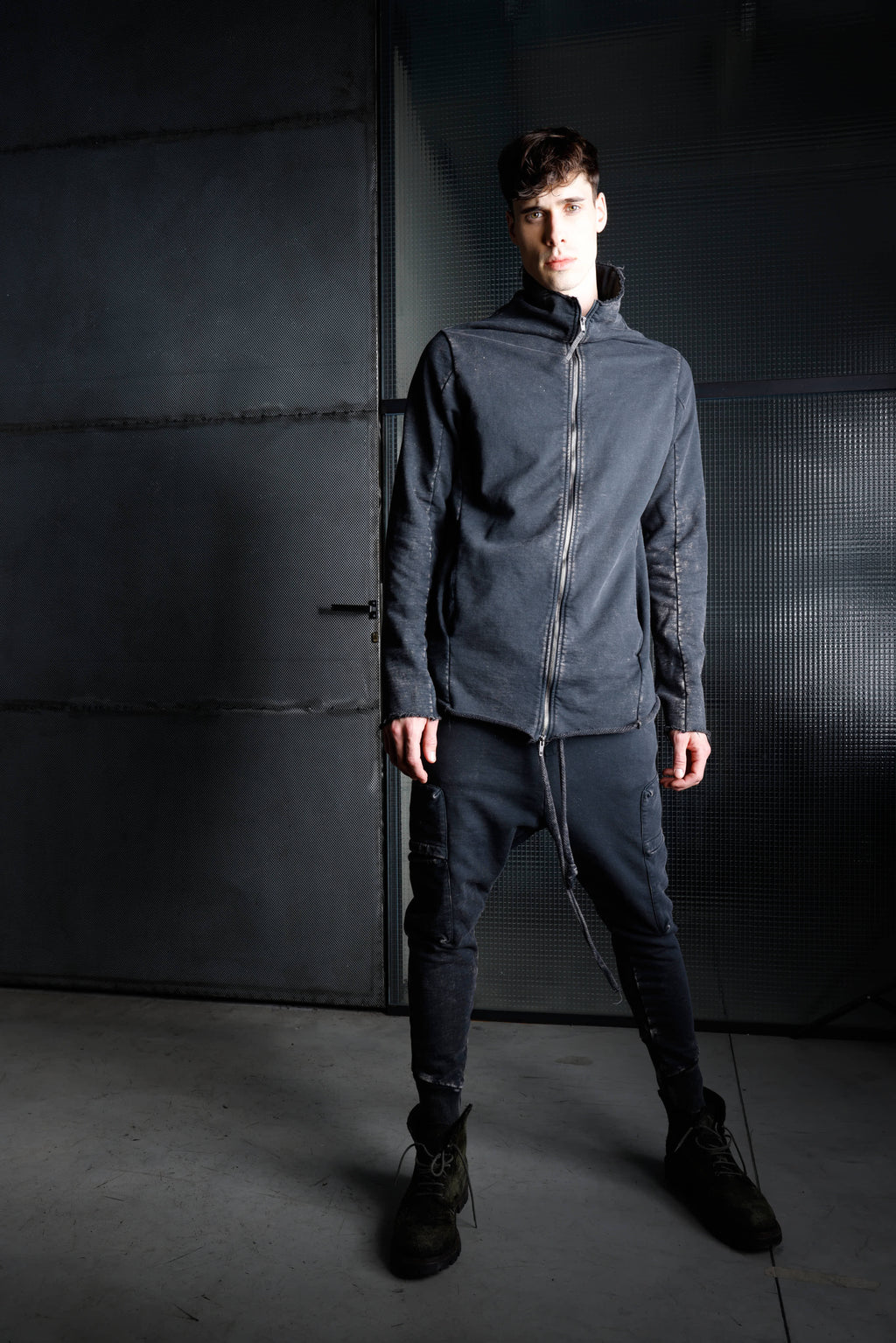 Men's cotton jogger trousers MPA002 K375 MARM