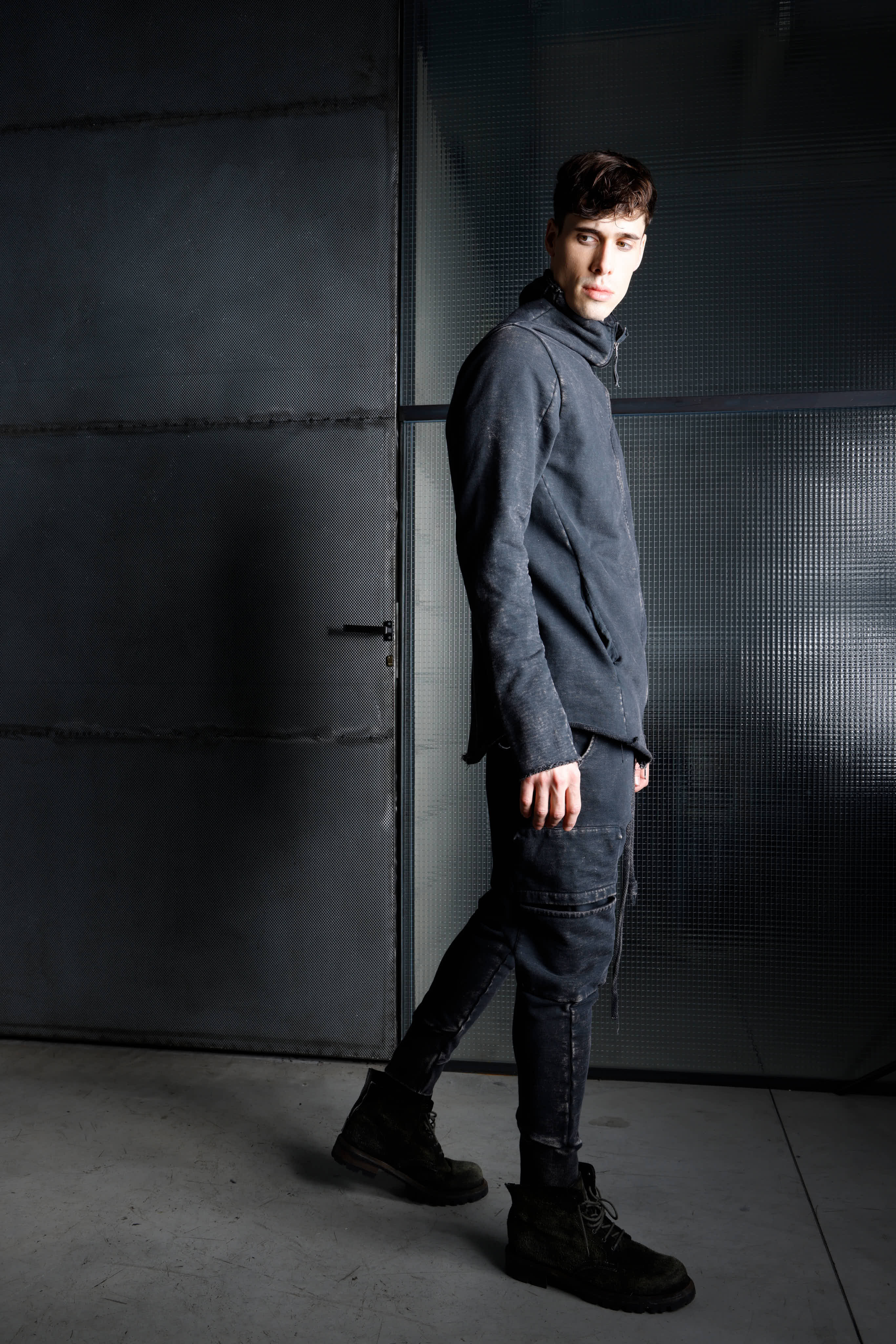 Men's cotton jogger trousers MPA002 K375 MARM