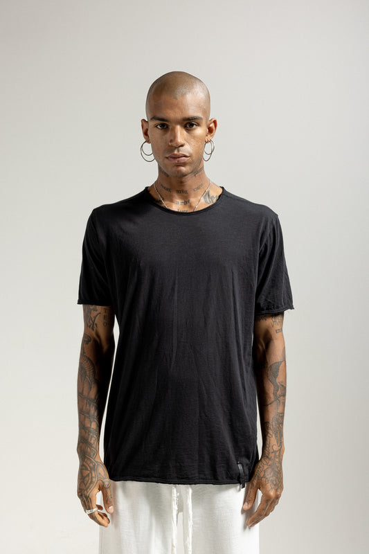 Short-sleeved t-shirt in slub cotton MTH042