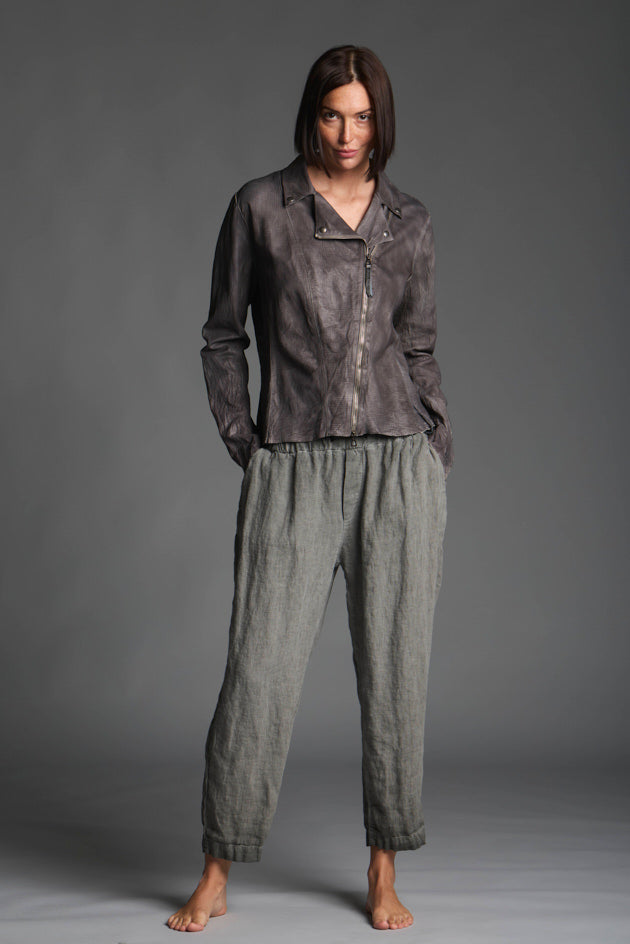 Women's linen trousers LMPA058.
