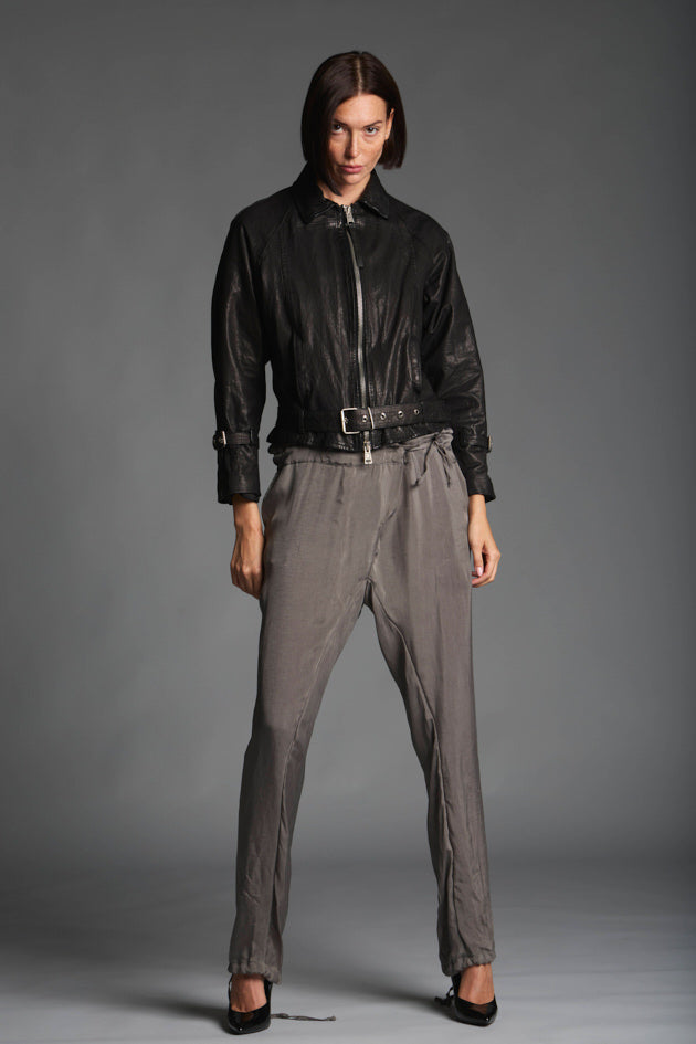 Giacca in vera pelle donna LJL048